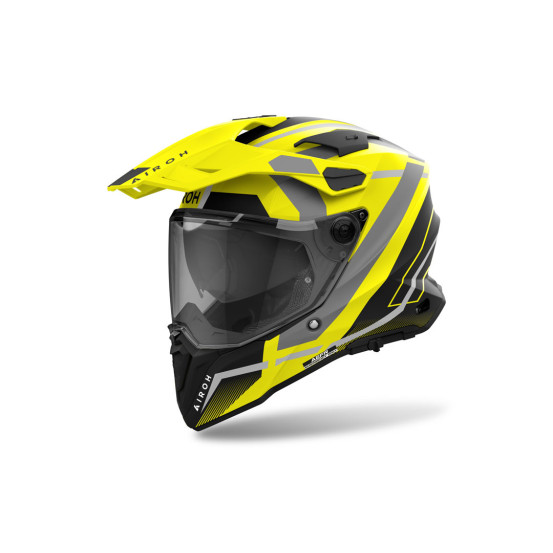 Casque adventure Airoh Commander 2 Mavick - Jaune Mat