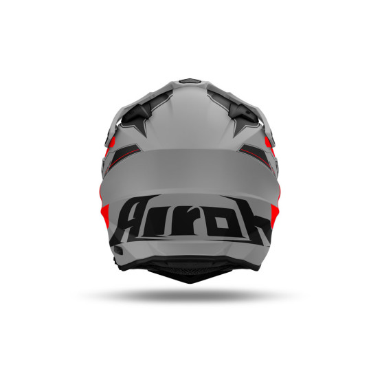 Casque adventure Airoh Commander 2 Reveal - Rouge Fluo Mat