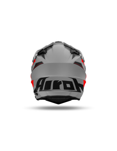 Casque adventure Airoh Commander 2 Reveal - Rouge Fluo Mat