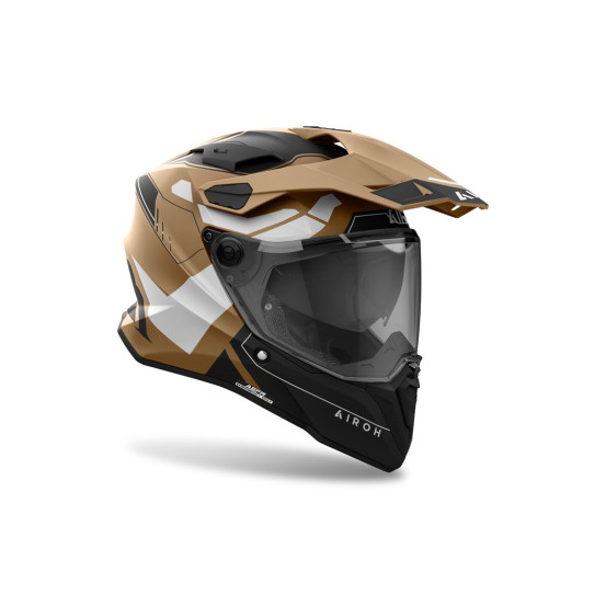 Casque adventure Airoh Commander 2 Reveal - Beige Sable Mat