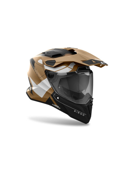 Casque adventure Airoh Commander 2 Reveal - Beige Sable Mat