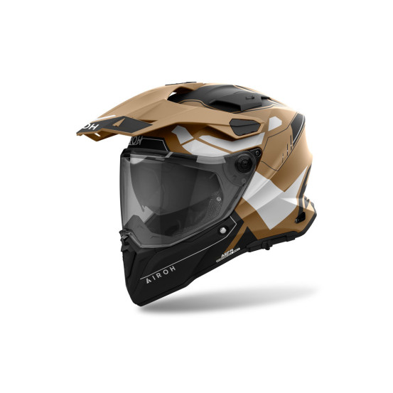 Casque adventure Airoh Commander 2 Reveal - Beige Sable Mat