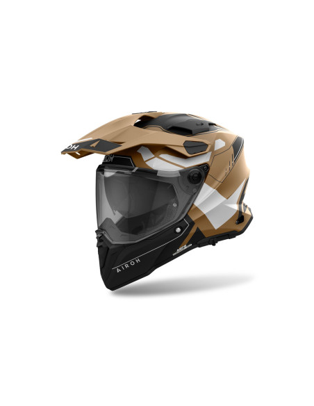 Casque adventure Airoh Commander 2 Reveal - Beige Sable Mat