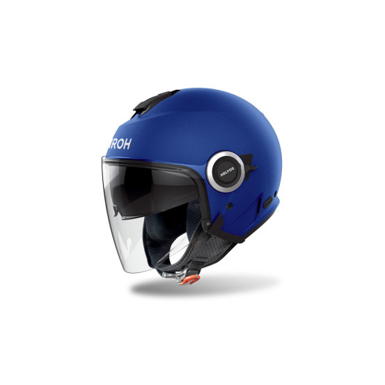 Casque jet Airoh Helyos - Bleu Mat