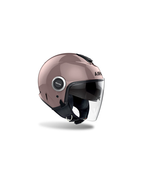 Casque jet Airoh Helyos - Métallique Rose