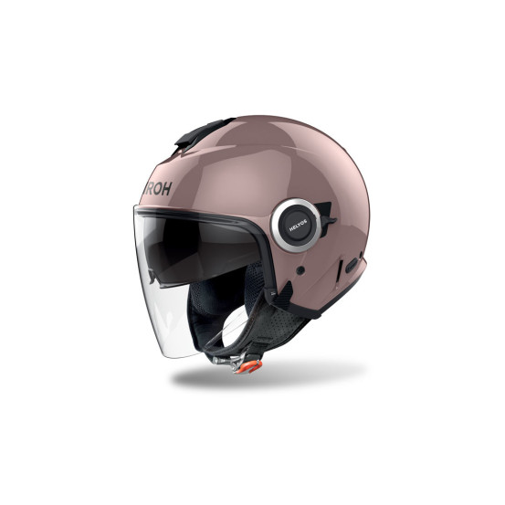 Casque jet Airoh Helyos - Métallique Rose