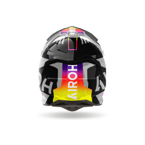 Casque cross Airoh Strycker Brave - Gris