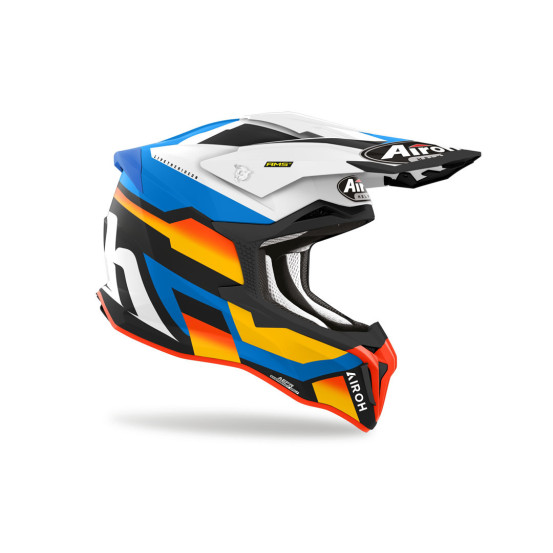 Casque cross Airoh Strycker Glam - Bleu Mat