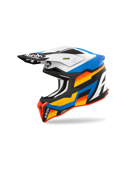 Casque cross Airoh Strycker Glam - Bleu Mat