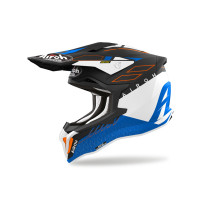 Casque cross Airoh Strycker Skin - Bleu Mat