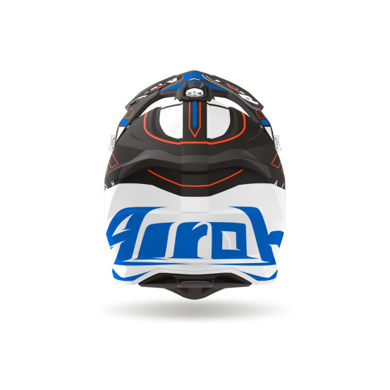 Casque cross Airoh Strycker Skin - Bleu Mat