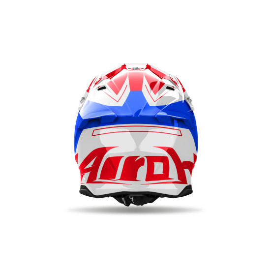 Casque cross Airoh Twist 3 Dizzy - Bleu Rouge