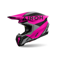 Casque cross Airoh Twist 3 King - Rose Mat