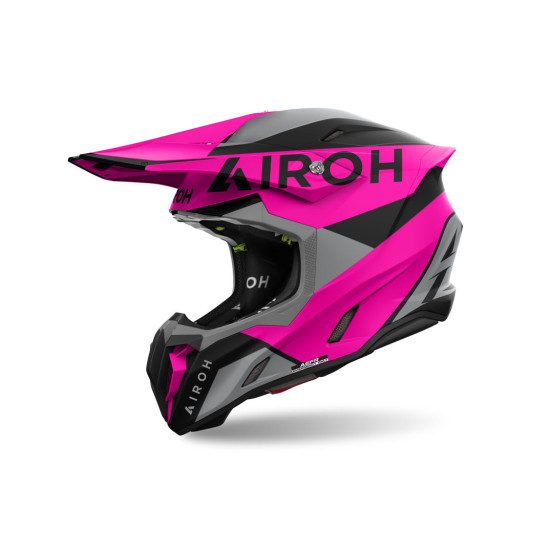 Casque cross Airoh Twist 3 King - Rose Mat