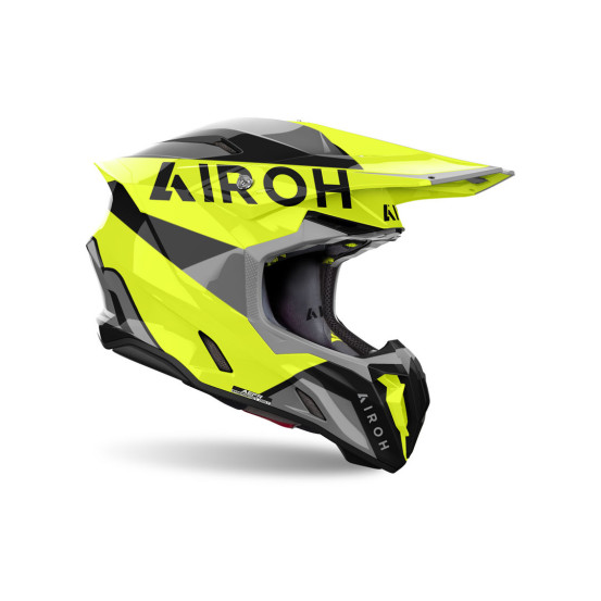 Casque cross Airoh Twist 3 King - Jaune