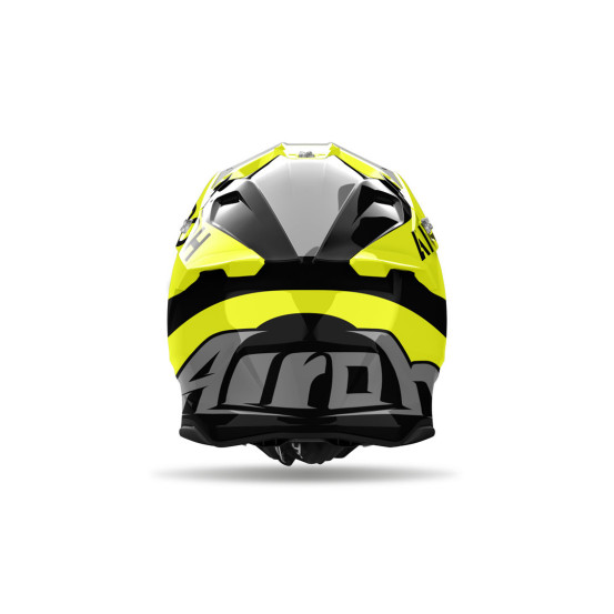 Casque cross Airoh Twist 3 King - Jaune
