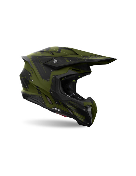 Casque cross Airoh Twist 3 Military - Kaki Mat