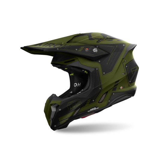 Casque cross Airoh Twist 3 Military - Kaki Mat