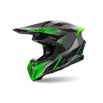 Casque cross Airoh Twist 3 Shard - Vert