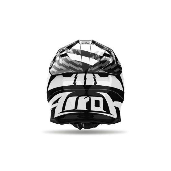 Casque cross Airoh Twist 3 Thunder - Noir Blanc