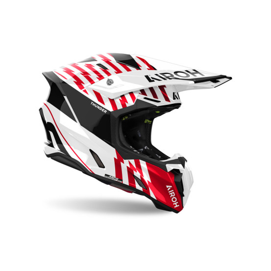Casque cross Airoh Twist 3 Thunder - Rouge