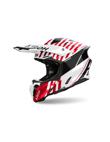 Casque cross Airoh Twist 3 Thunder - Rouge