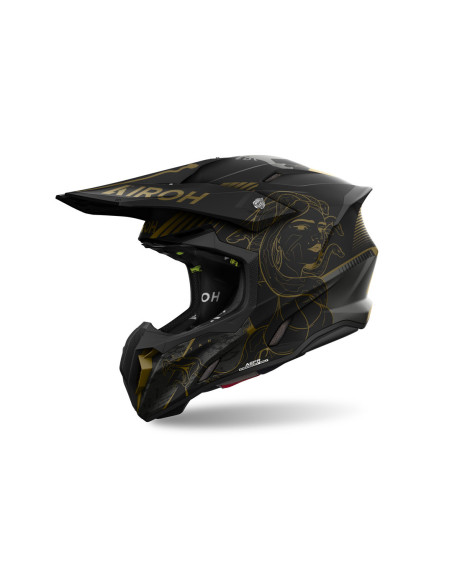 Casque cross Airoh Twist 3 Titan Mat