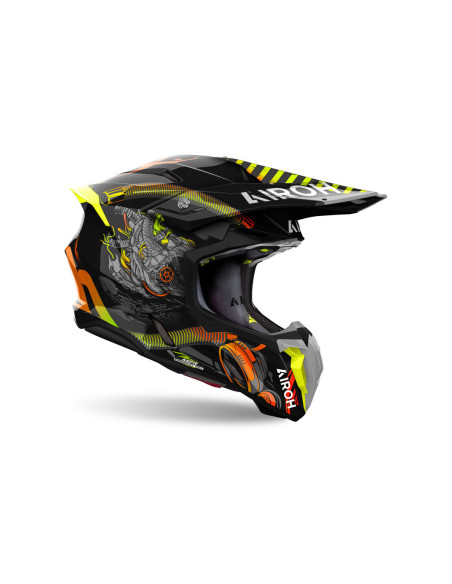 Casque cross Airoh Twist 3 Toxic