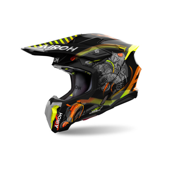 Casque cross Airoh Twist 3 Toxic