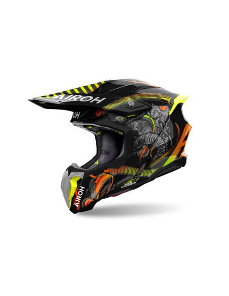 Casque cross Airoh Twist 3 Toxic