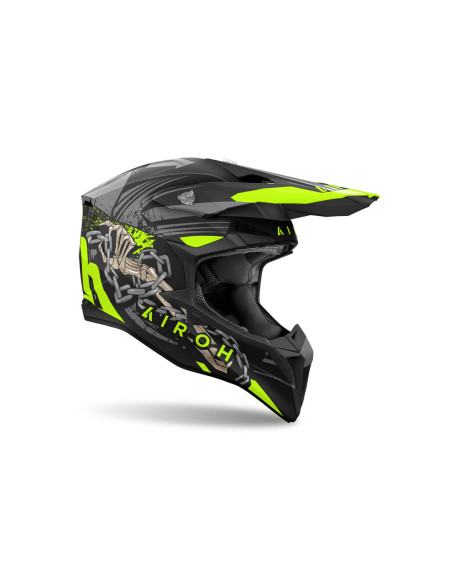 Casque cross Airoh Wraaap Darkness Mat