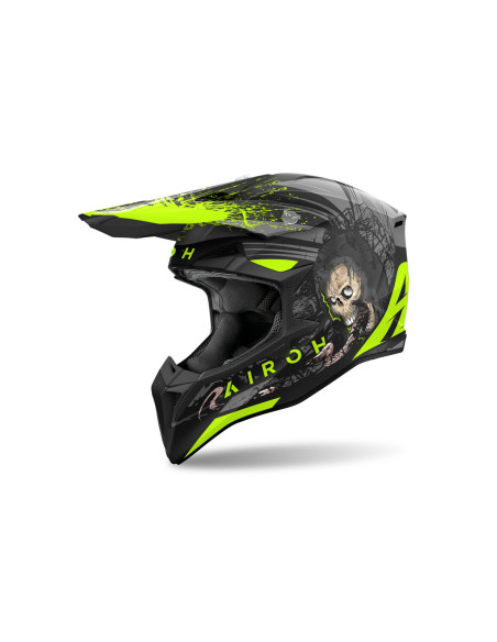 Casque cross Airoh Wraaap Darkness Mat