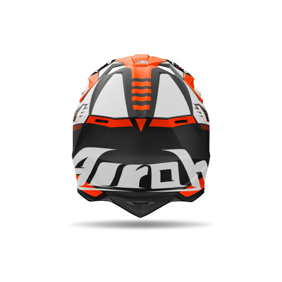 Casque cross Airoh Wraaap Feel - Orange Mat