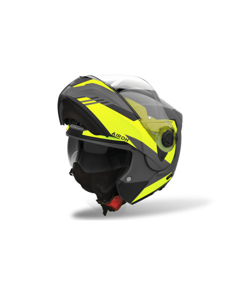 Casque modulable Airoh Specktre Clever - Jaune Mat