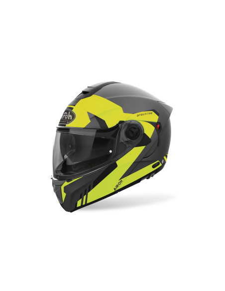 Casque modulable Airoh Specktre Clever - Jaune Mat