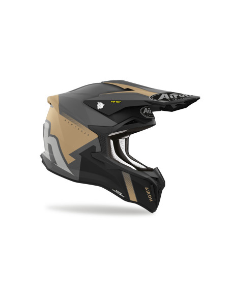 Casque cross Airoh Strycker Blazer - Or