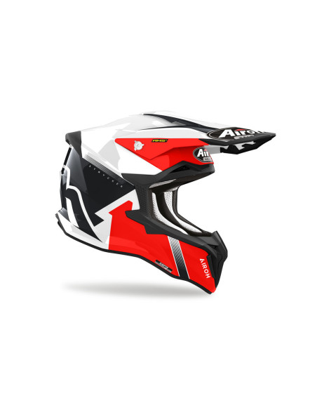 Casque cross Airoh Strycker Blazer - Rouge Mat