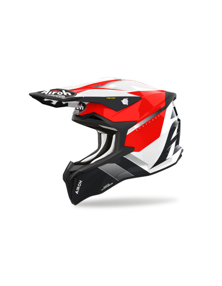Casque cross Airoh Strycker Blazer - Rouge Mat