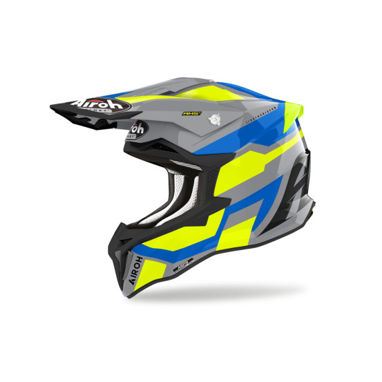 Casque cross Airoh Strycker Glam - Jaune
