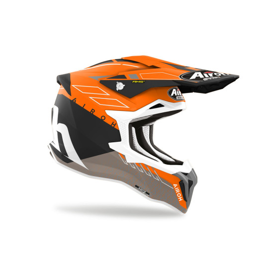 Casque cross Airoh Strycker Skin - Orange Mat