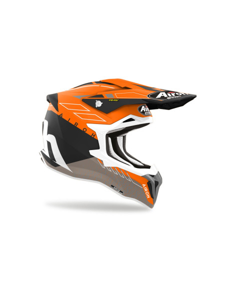 Casque cross Airoh Strycker Skin - Orange Mat