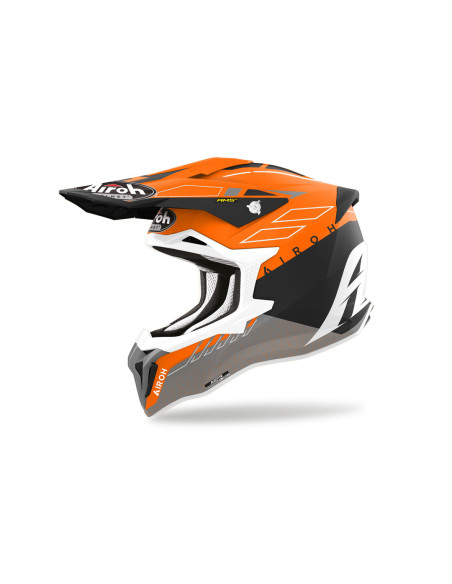Casque cross Airoh Strycker Skin - Orange Mat