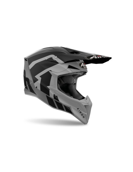 Casque cross Airoh Wraaap Reloaded - Gris anthracite Mat