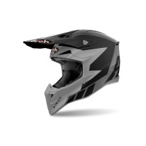 Casque cross Airoh Wraaap Reloaded - Gris anthracite Mat