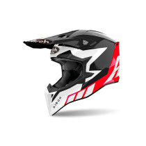 Casque cross Airoh Wraaap Reloaded - Rouge