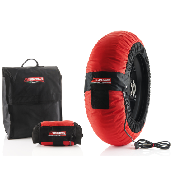 Paire de couvertures chauffantes rouges Termorace Advance - 90°C - Taille 2XL