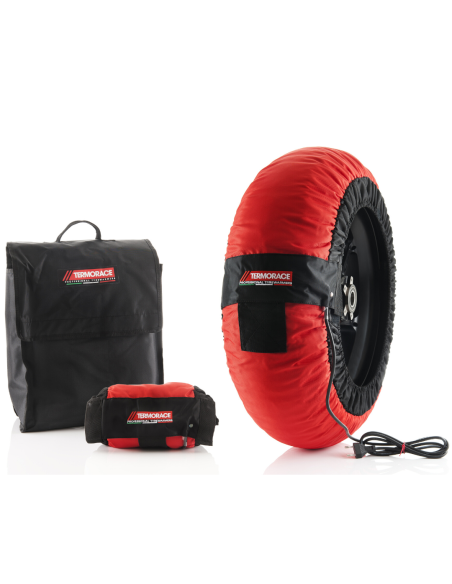 Paire de couvertures chauffantes rouges Termorace Advance - 90°C - Taille 2XL