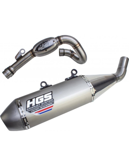 Ligne complète alu HGS KTM 250 EXCF 2020-2021 Husqvarna 250 FE 2020-2021 GasGas 250 ECF 2021