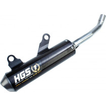 Silencieux alu noir HGS Yamaha YZ 250 2005-2020