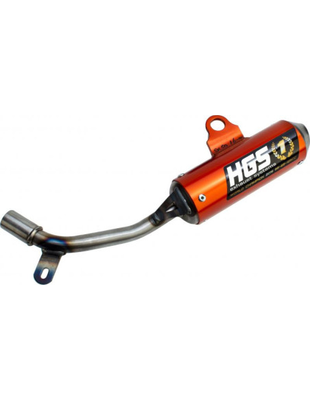 Silencieux alu orange HGS KTM 50 SX 2016-2021 Husqvarna 50 TC 2016-2021